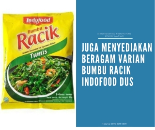 HARGA TERBAIK, WA : 0896-8613-0890, Distributor Bumbu Racik Indofood
