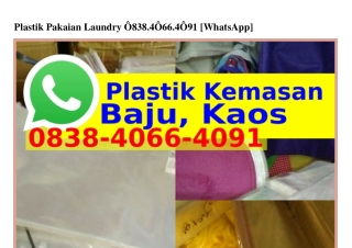 Plastik Pakaian Laundry