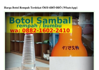 Harga Botol Rempah Terdekat