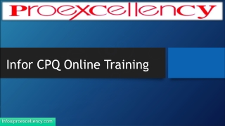 Infor CPQ