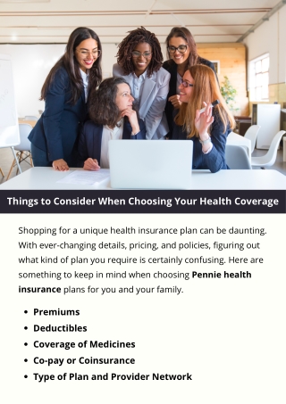 Things to Consider When Choosing Your Health Coverage