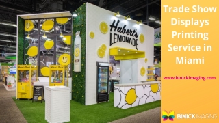 Trade Show Displays Printing Service in Miami