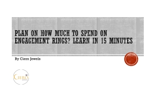 Plan On How Much To Spend On Engagement