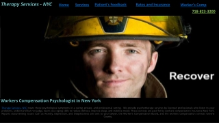 Psychiatric Injury Workers Comp | Therapist-ny.com