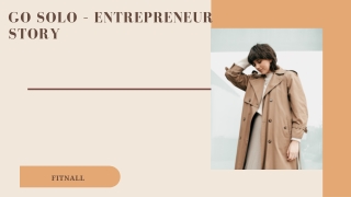Go Solo – Entrepreneur Story