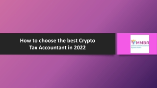 How to choose the best Crypto Tax Accountant in 2022