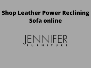 Shop Leather Power Reclining Sofa online