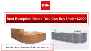 Best Reception Desks  You Can Buy Under $2000 | Fast Office Furniture