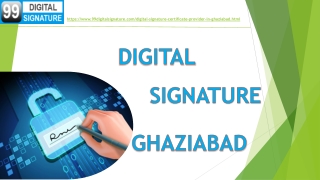Digital Signature Provider in Ghaziabad