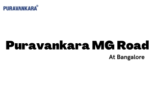 Puravankara MG Road Bangalore E-brochure