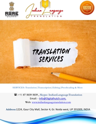Translation Companies In India |Certified Translation India