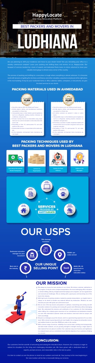 Best Packers and Movers in Ludhiana