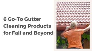 6 Go-To Gutter Cleaning Products for Fall and Beyond