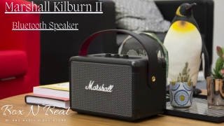 Marshall Kilburn II Bluetooth and Bookshelf Speaker