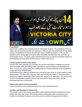 Victoria City Lahore