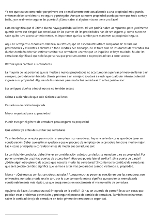 Los consejos de cerrajeria para tu vivienda