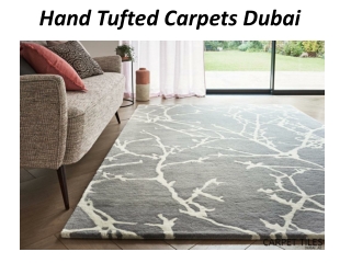 Hand Tufted Carpets Abu Dhabi