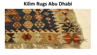 Kilim Abu Dhabi