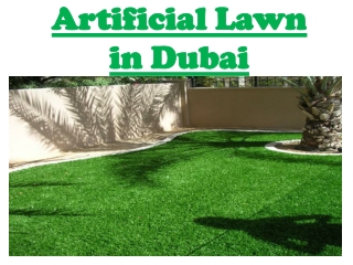 Artificial Lawn In Dubai