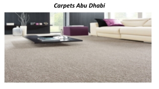 Carpet Abu Dhabi