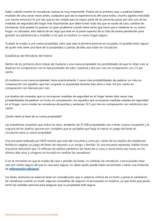 Consejos de cerrajería para mejorar la seguridad de su casa?