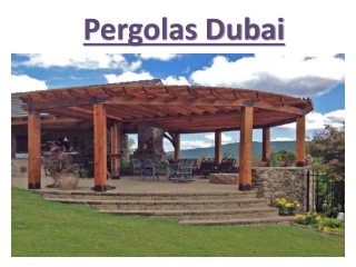 Pergolas In Dubai