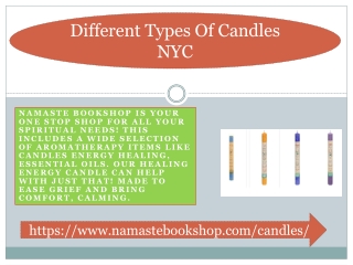 Different Types Of Candles NYC