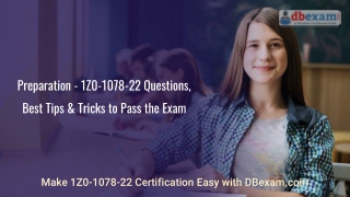 Preparation - 1Z0-1078-22 Questions, Best Tips & Tricks to Pass the Exam