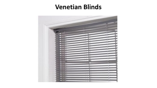 Venetian Blinds In Dubai