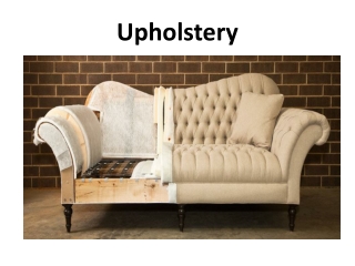 Upholstery In Dubai
