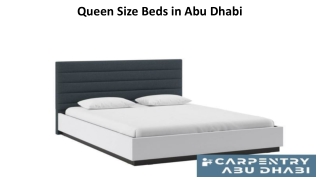 queen sized bed-carpentryabudhbai