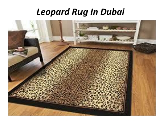 Leopard Rug In Abu Dhabi