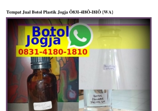 Tempat Jual Botol Plastik Jogja Tempat Jual Botol Plastik Jogja 08ᣮl~Ꮞl80~l8l0{W