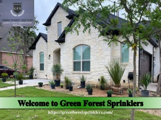 Welcome to Green Forest Sprinklers