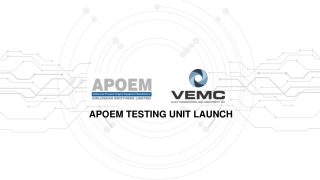 New APOEM Project is launched - VEMC