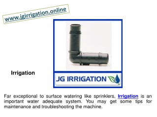 Irrigation