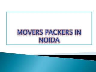 Movers packers in noida