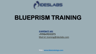 BluePrism Training