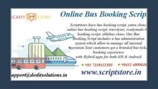 Best Online Bus Booking System - SCRIPTSTORE.IN