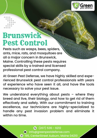 brunswick pest control