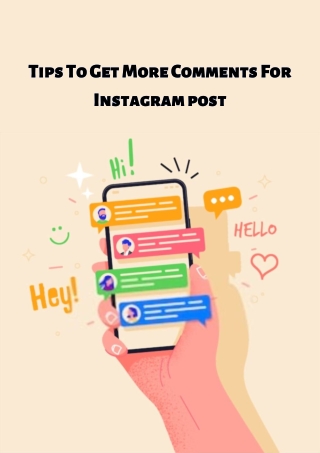 Tips To Get More Comments on Instagram post