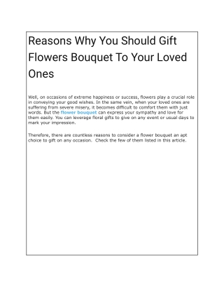 Reasons-Why-You-Should-Gift-Flowers-Bouquet-To-Your-Loved-Ones-PDF