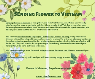Sending Flower To Vietnam