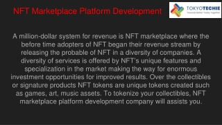 NFT Marketplace Platform Development