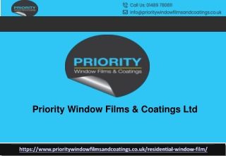 Residential Window Film Installation Southampton