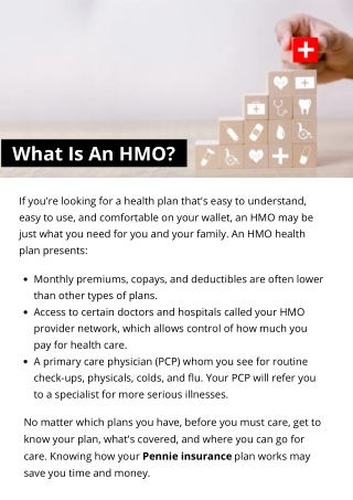 What Is An HMO