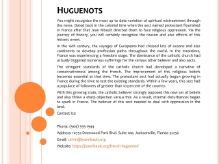 Huguenots