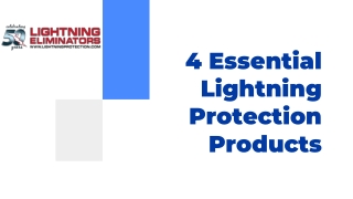 4 Essential Lightning Protection Products