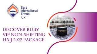 _Ruby VIP Non-Shifting Hajj 2022 Package