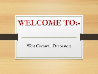 West Cornwall Decorators